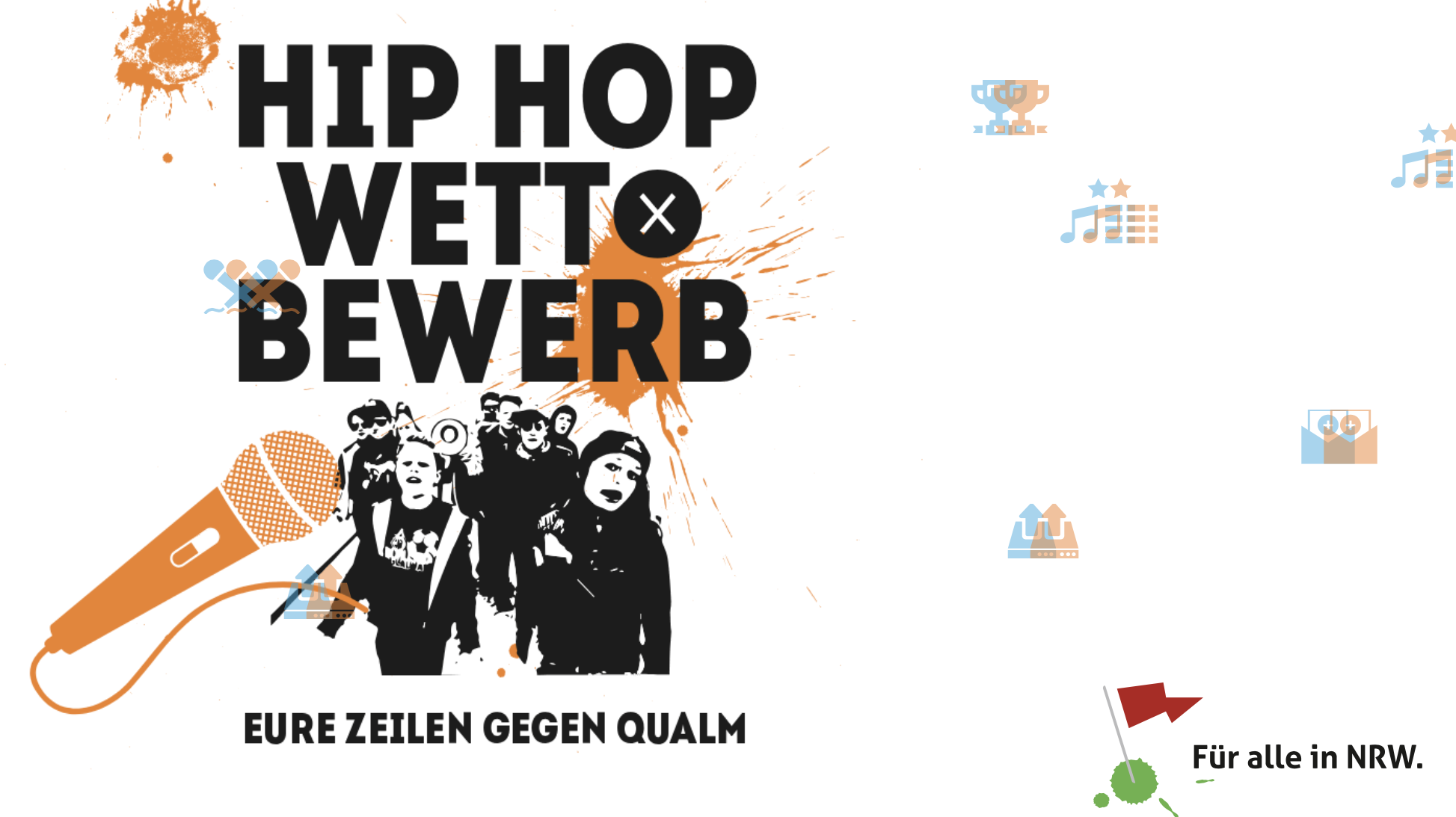 Teilnahme am Hip Hop Wettbewerb „Leben ohne Qualm“