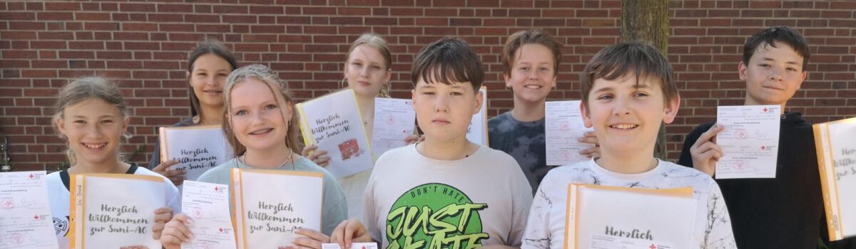 28.08.2026: Helfen lernen, Verantwortung übernehmen: Nachwuchs für den Schulsanitätsdienst